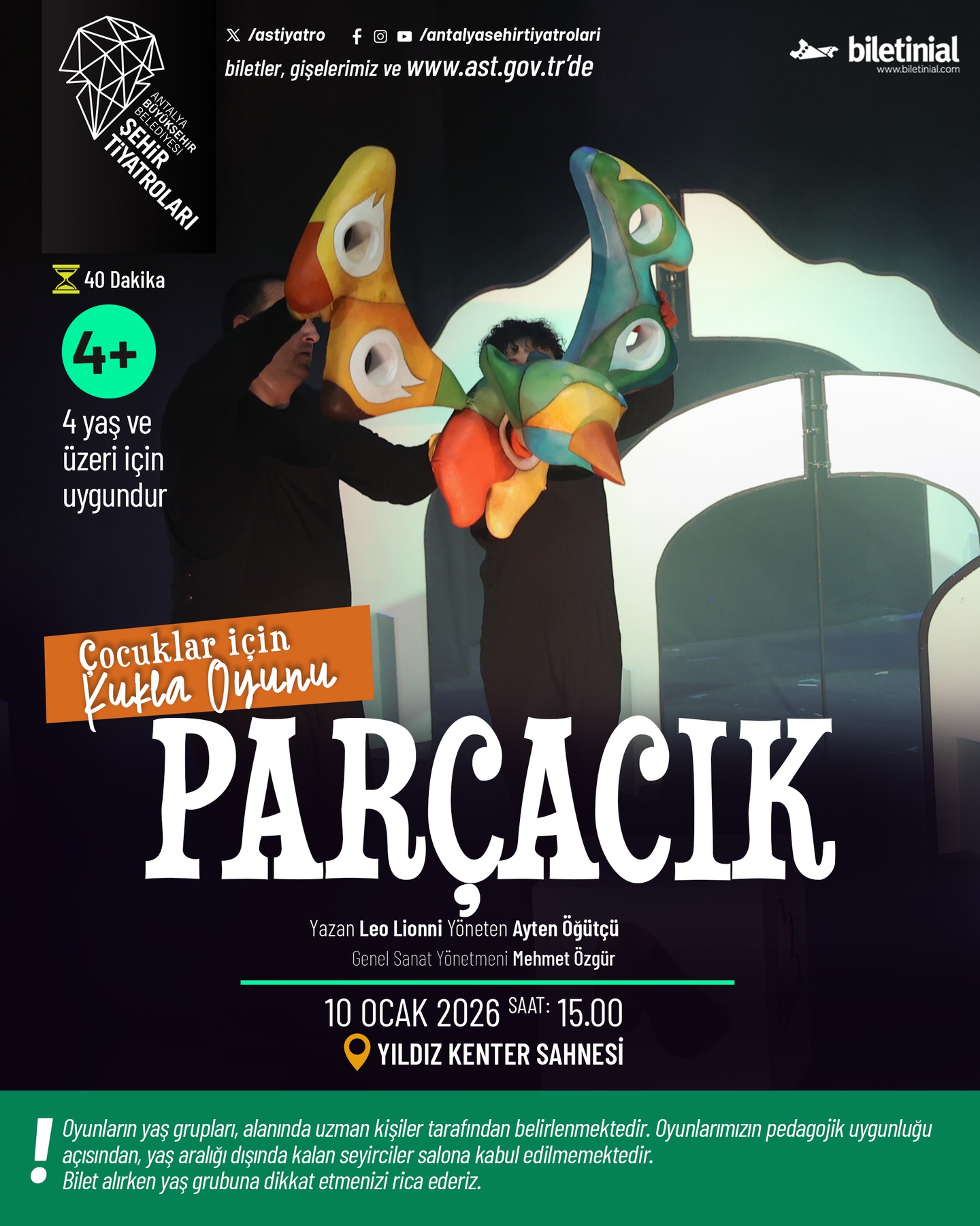 Antalya Şehir Tiyatroları'ndan Yeni Oyun: Bir Gün Neyin Parçasıyım?