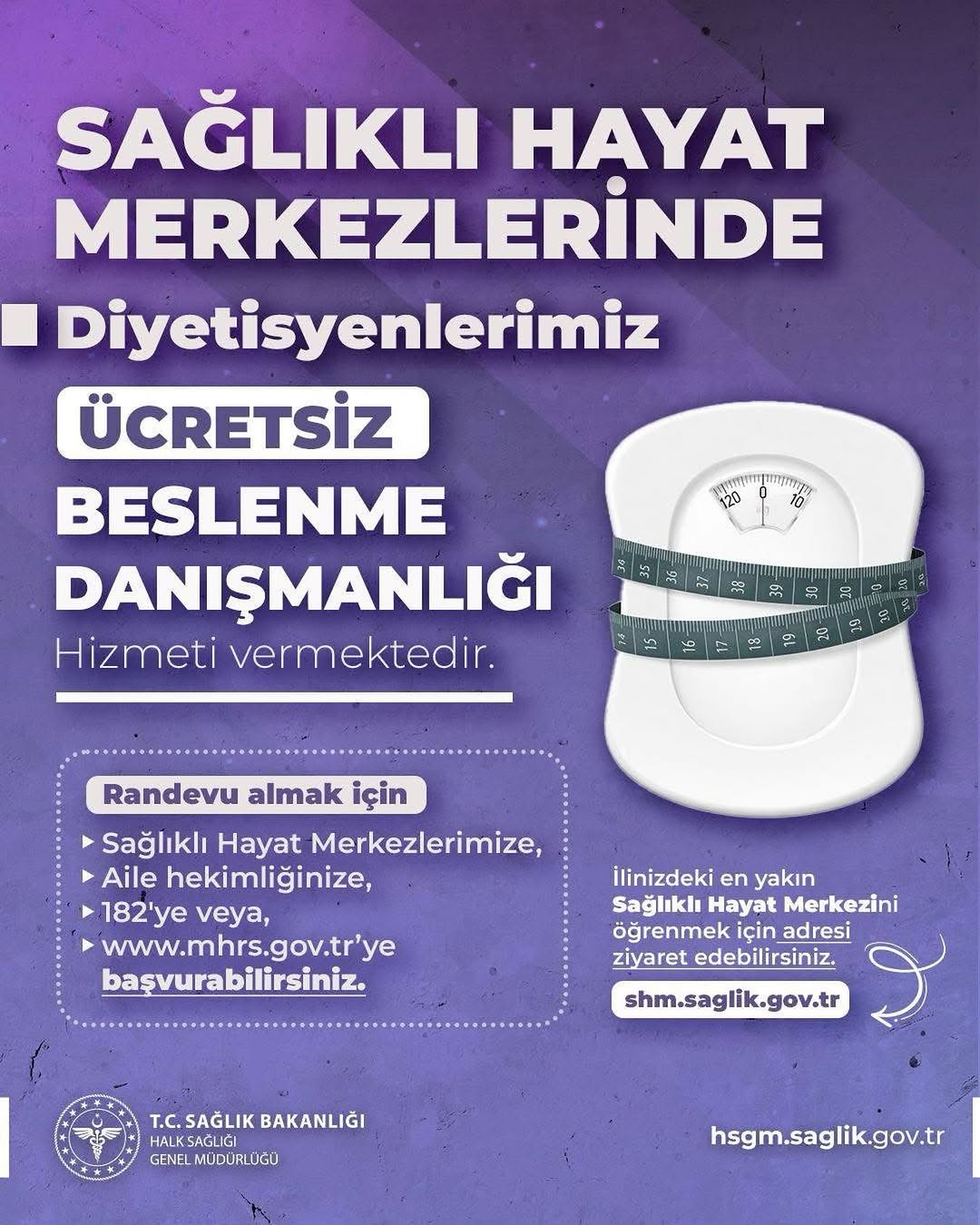 Antalya'da Ücretsiz Beslenme Danışmanlığı Hizmeti Başladı