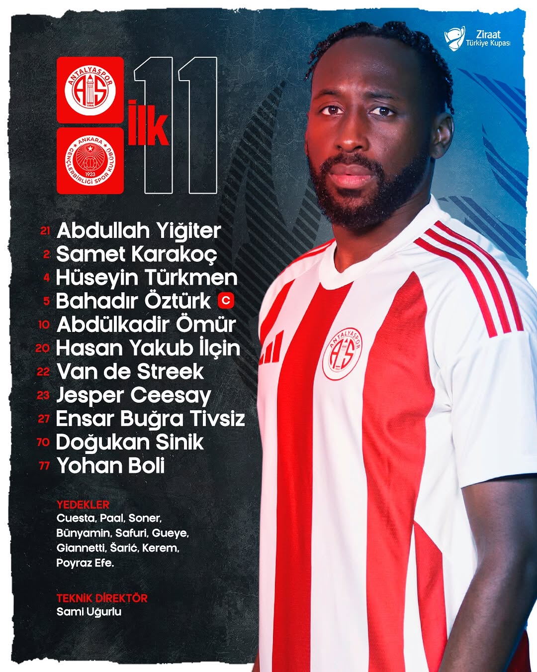 Antalyaspor, Gençlerbirliği Maçı Kadrosunu Açıkladı