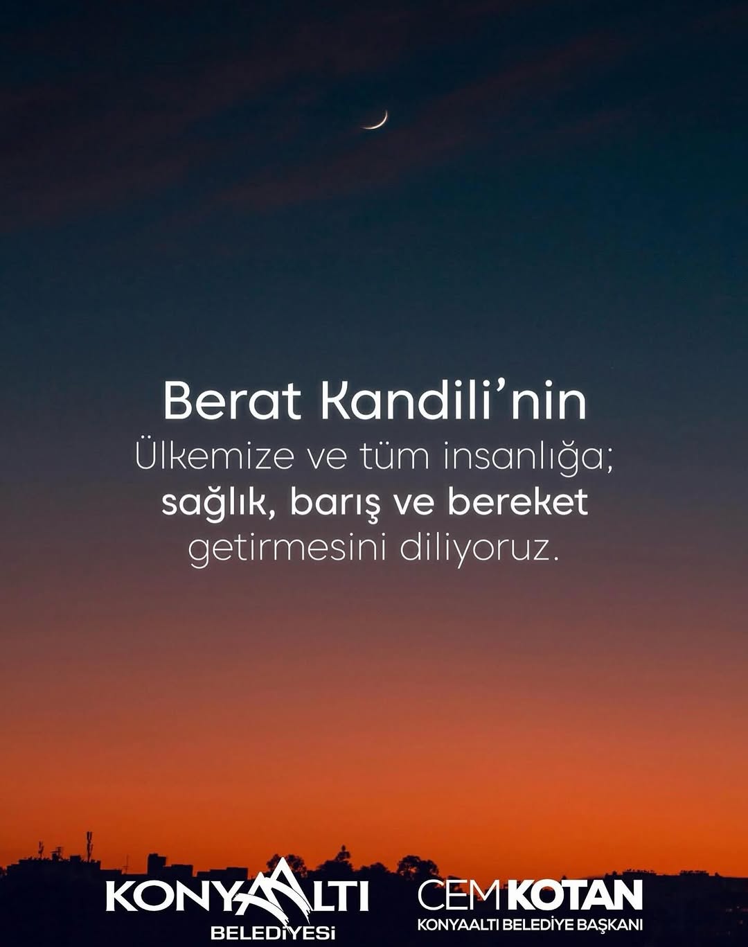 Konyaaltı'da Berat Kandili Dolu Dolu Kutlandı