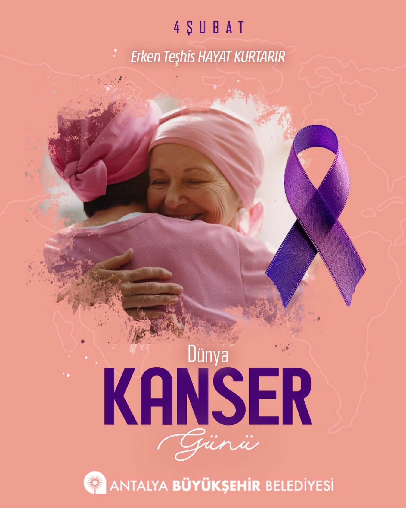 Antalya'da 4 Şubat Dünya Kanser Günü'nde Farkındalık ve Umut Vurgusu