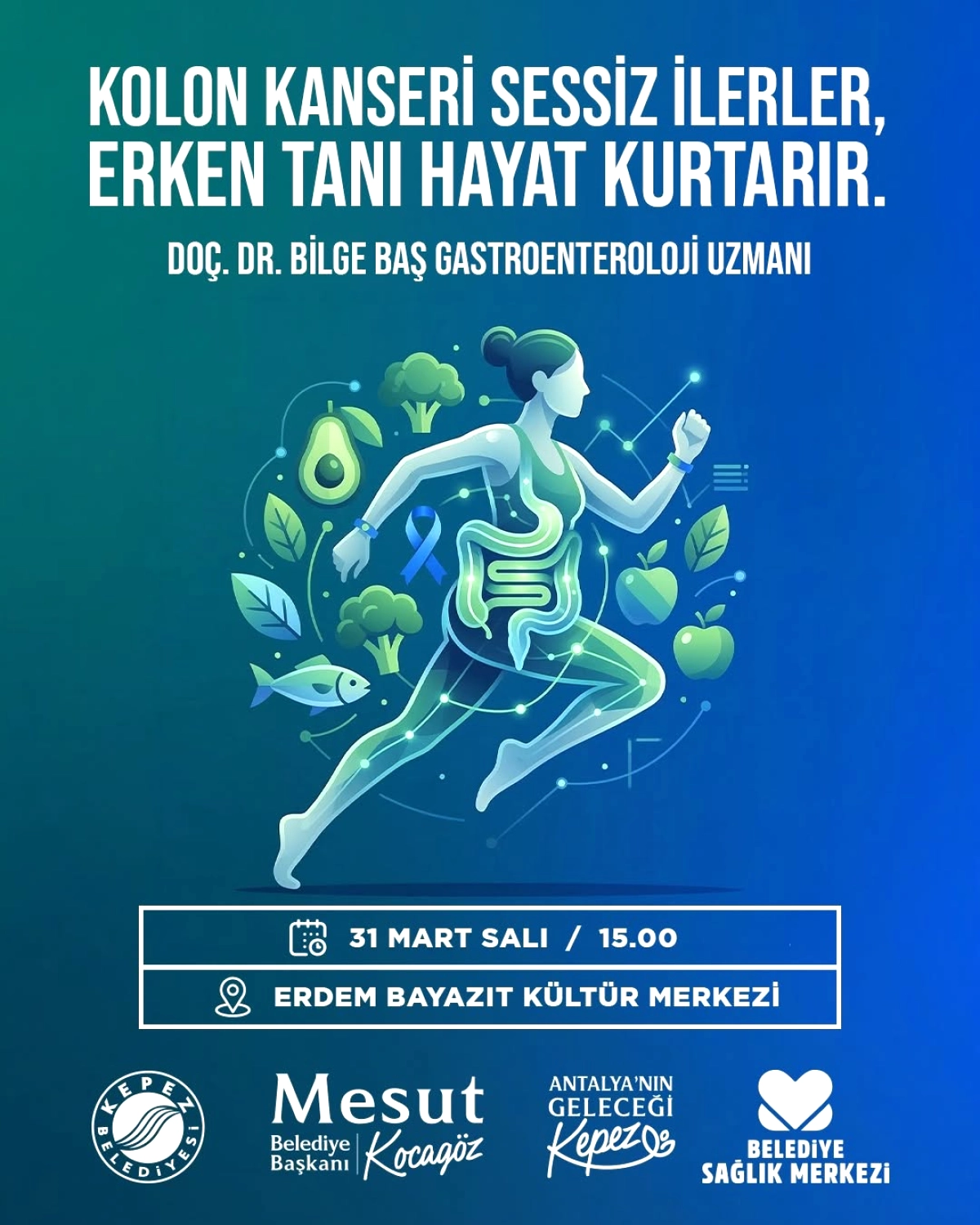 Kolon Kanseri ile Mücadelede Erken Teşhisin Rolü Kepez'de Masaya Yatırılıyor