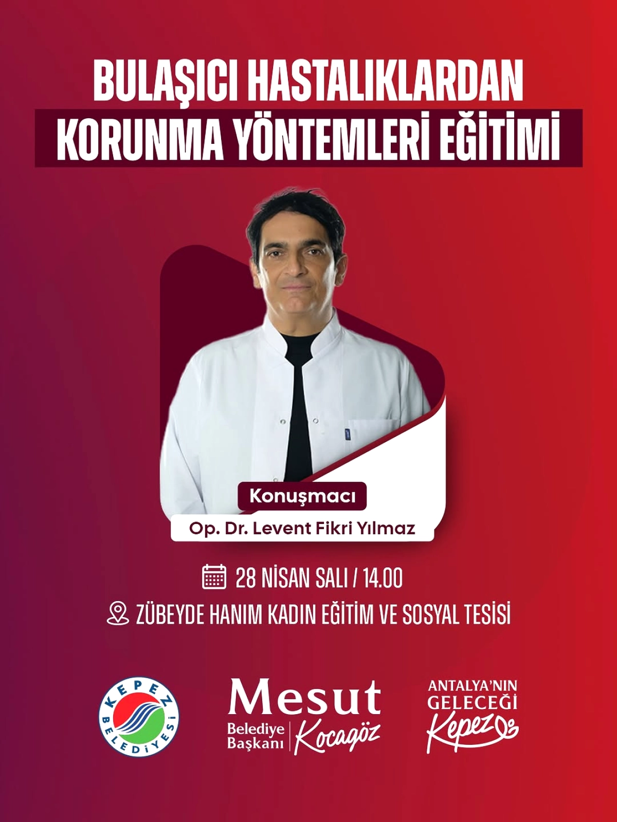 Kepez'de Bulaşıcı Hastalıklardan Korunma Eğitimi: Yarın Başlıyor