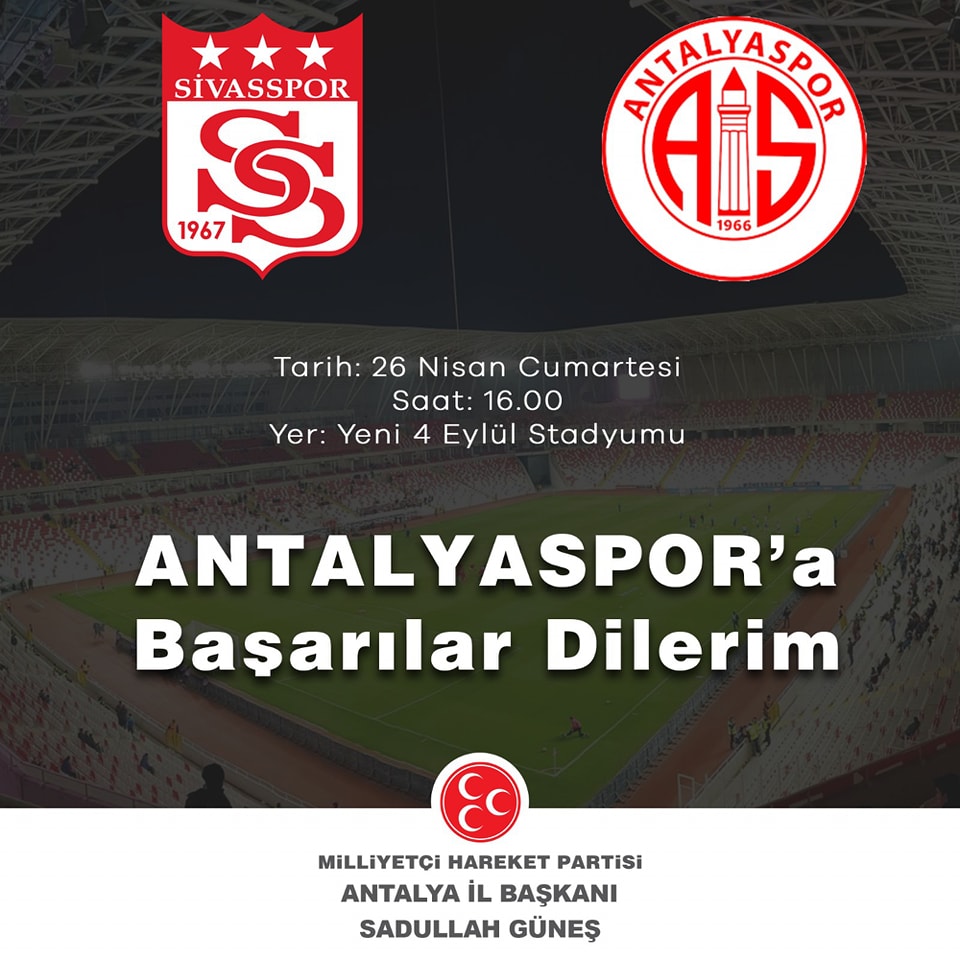 MHP Antalya, Antalyaspor'a Destek Veriyor