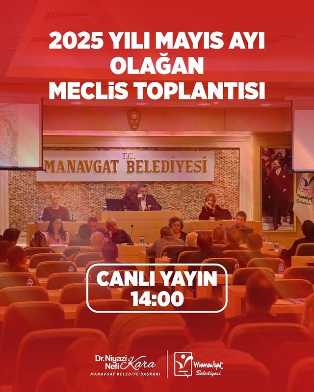 Manavgat Belediyesi Mayıs Ayı Meclis Toplantısı Canlı Yayında!