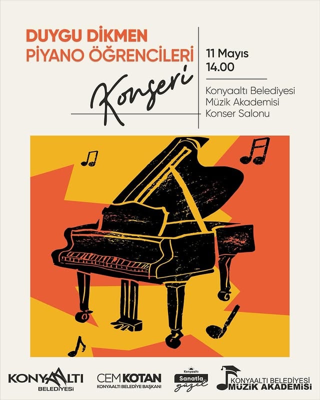 Konyaaltı Belediyesi Müzik Akademisi'nden Duygu Dikmen Piyano Konseri