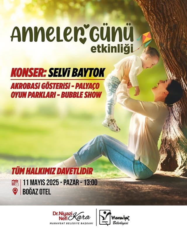 Manavgat Belediyesi Anneler Günü Etkinliğiyle Coşkuya Hazır!