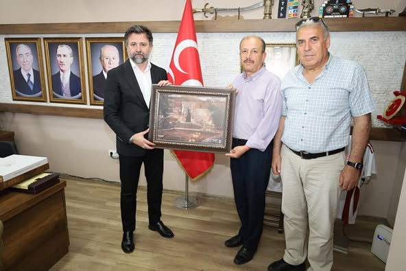 Antalya'da Kahramanmaraşlı Dernek Başkanlarından MHP İl Başkanı Güneş'e Ziyaret