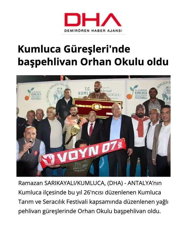 Kumluca'da Yörüklerin Ata Sporu Yağlı Pehlivan Güreşi Coşkuyu Taşıdı