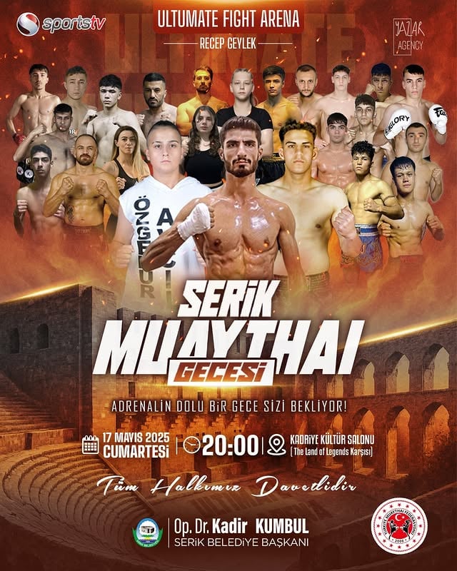 Serik'te Muay Thai Gecesi: Tüm Halk Davetli!
