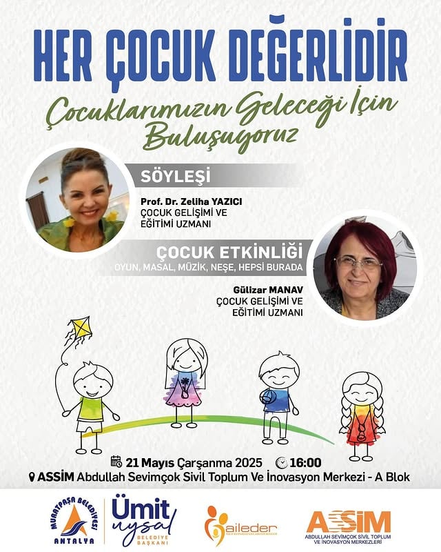 Antalya Muratpaşa'da Çocuk Gelişimi Söyleşisi: 