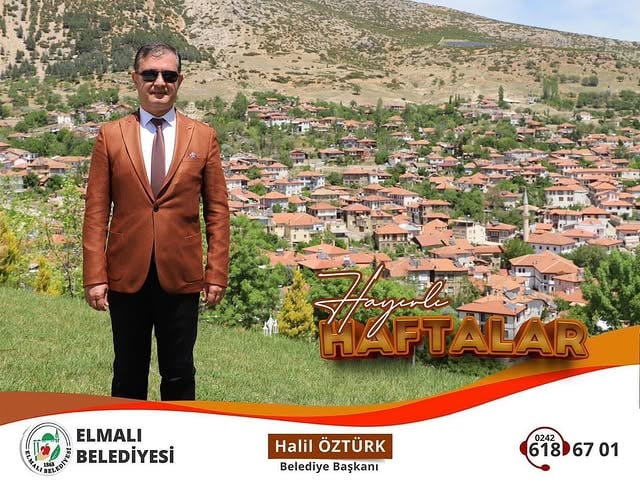 Elmalı Belediyesi'nden Hemşehrilere Hayırlı Haftalar Dileği