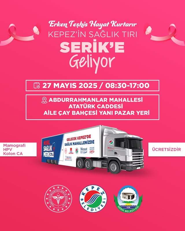 Antalya'da Kadın Sağlığı İçin Ücretsiz Tarama Hizmetleri Başladı