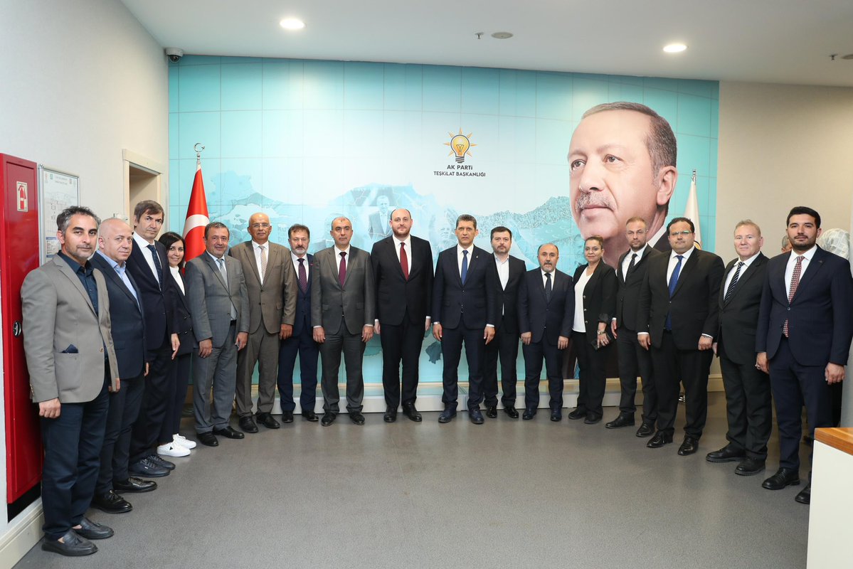 AK Parti Antalya İl Başkanlığı Heyeti, Genel Merkez'i Ziyaret Etti