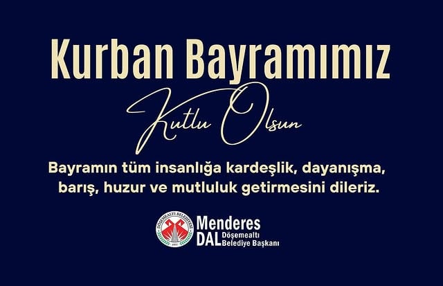Döşemealtı Belediyesi'nden Kurban Bayramı Mesajı