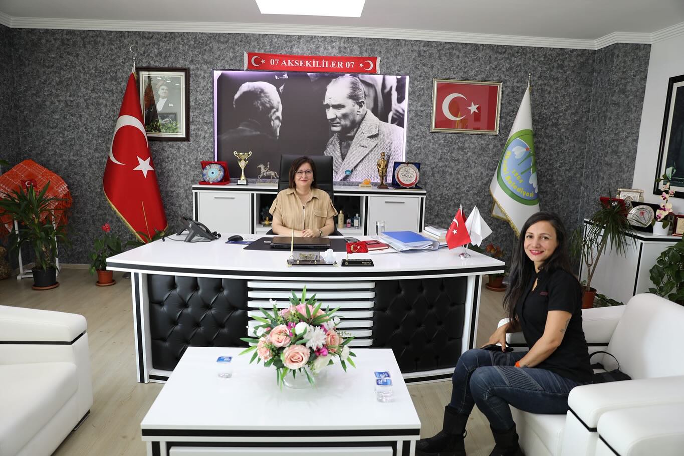 Akseki Belediyesi'ni İSKİ Genel Müdürü Özel Kalem Müdürü Ziyaret Etti