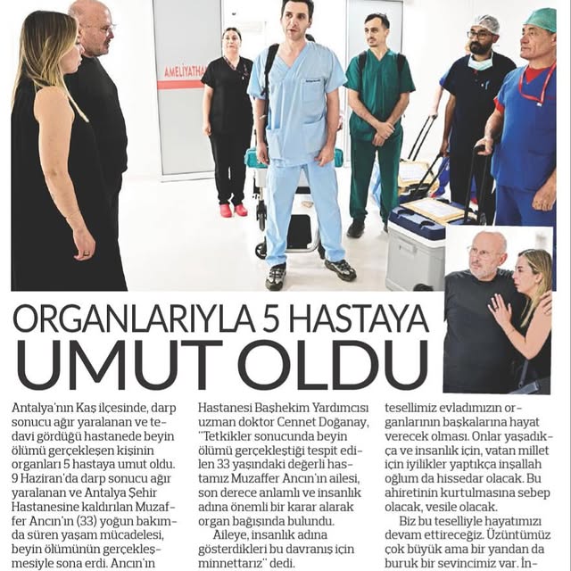 Antalya İl Sağlık Müdürlüğü'nden 23 Haziran Basın Açıklaması