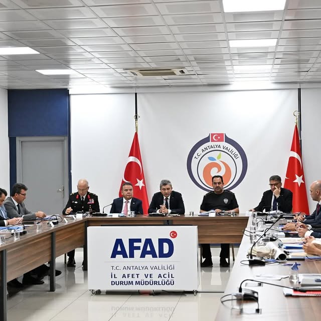 Antalya'da Turizm Güvenliği Toplantısı Düzenlendi