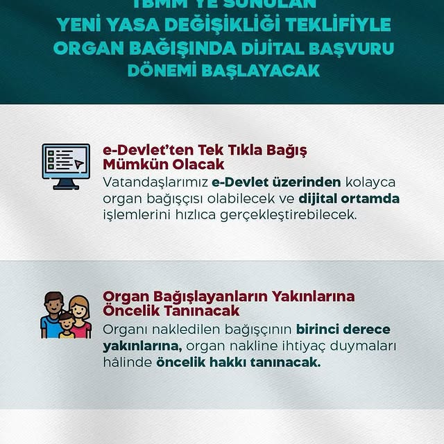 Organ Bağışında Dijital Başvuru Dönemi Başlıyor