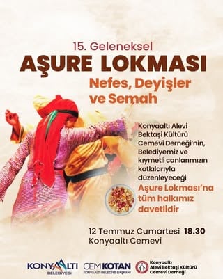 Konyaaltı'nda Alevi Bektaşi Kültürü Lokması ile Kardeslik Buluşması