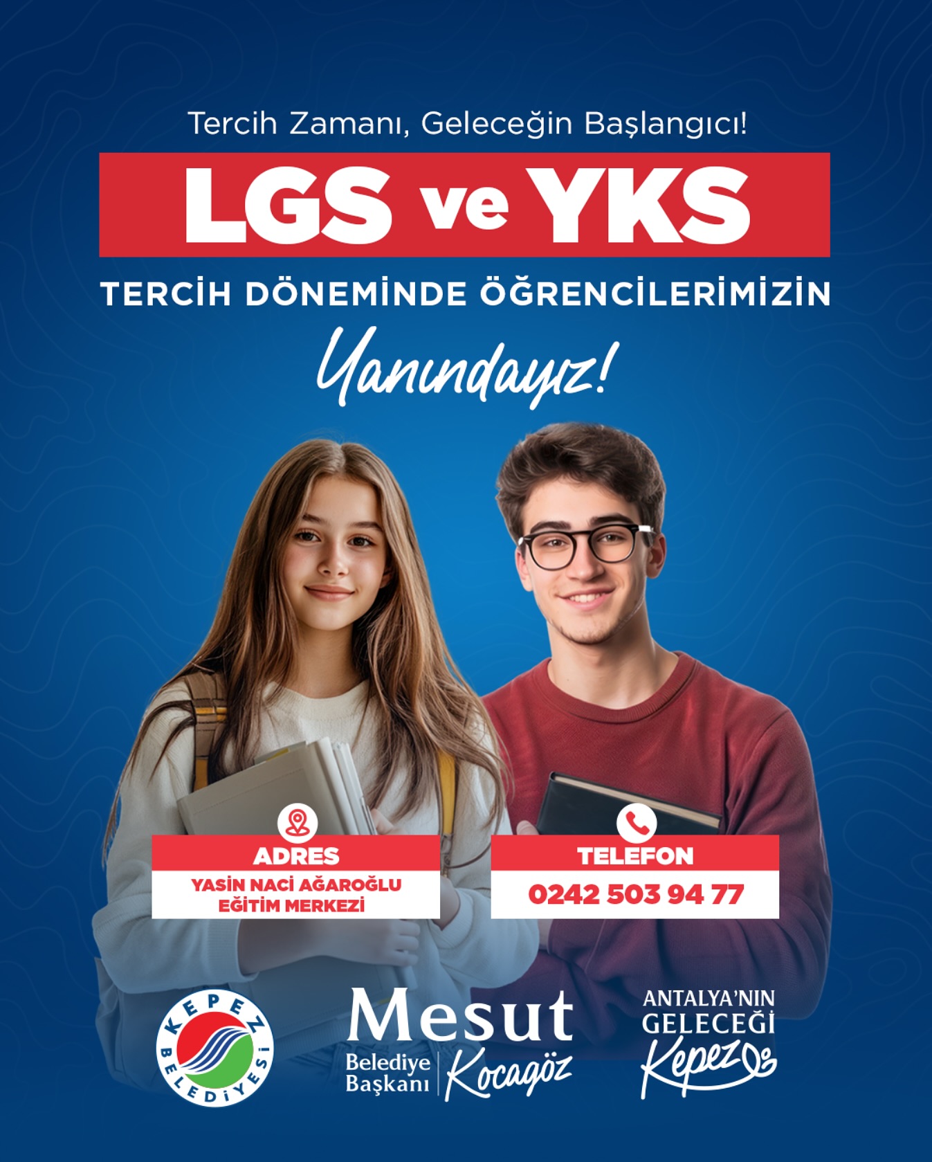 Kepez Belediyesi Öğrencilere Tercih Danışmanlığı Desteği Sunuyor