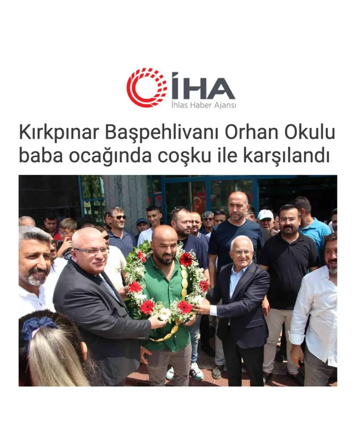 Kumluca'da Kırkpınar Şampiyonları Coşkuyla Karşılandı