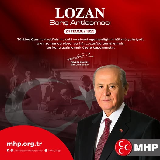 MHP'den Lozan Açıklaması: Egemenlik Tartışmalarına Net Yanıt