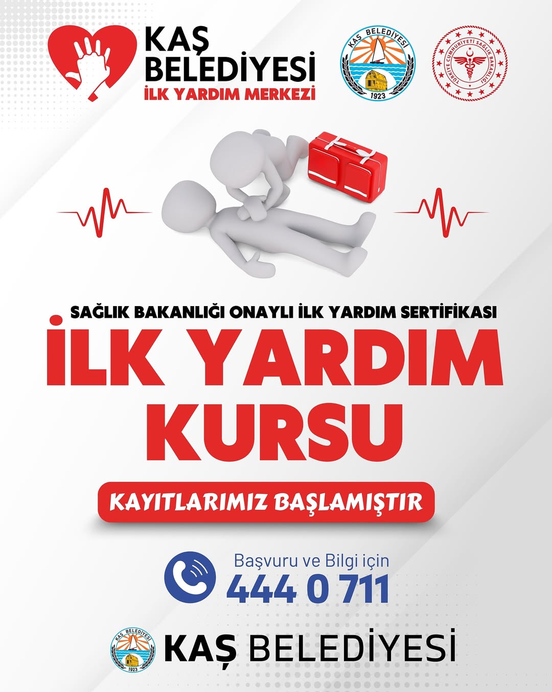 Kaş Belediyesi'nden İlk Yardım Eğitimiyle Hayat Kurtarma Çağrısı