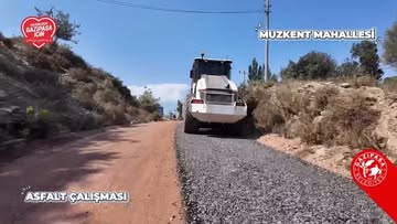 Gazipaşa'da Muzkent Mahallesine Asfalt Sevinci