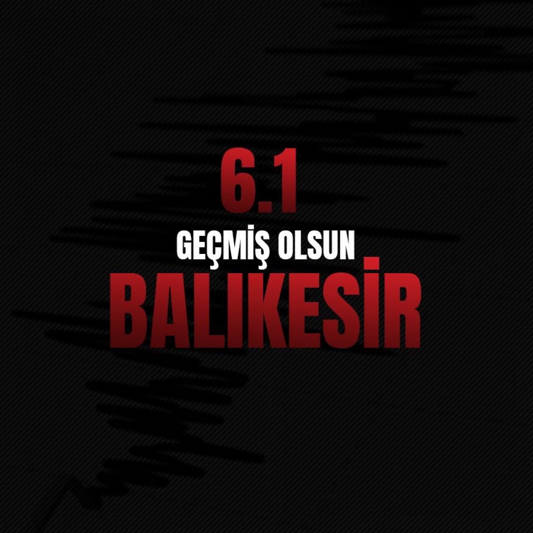 Balıkesir Sındırgı'da Deprem: Geçmiş Olsun Dileği