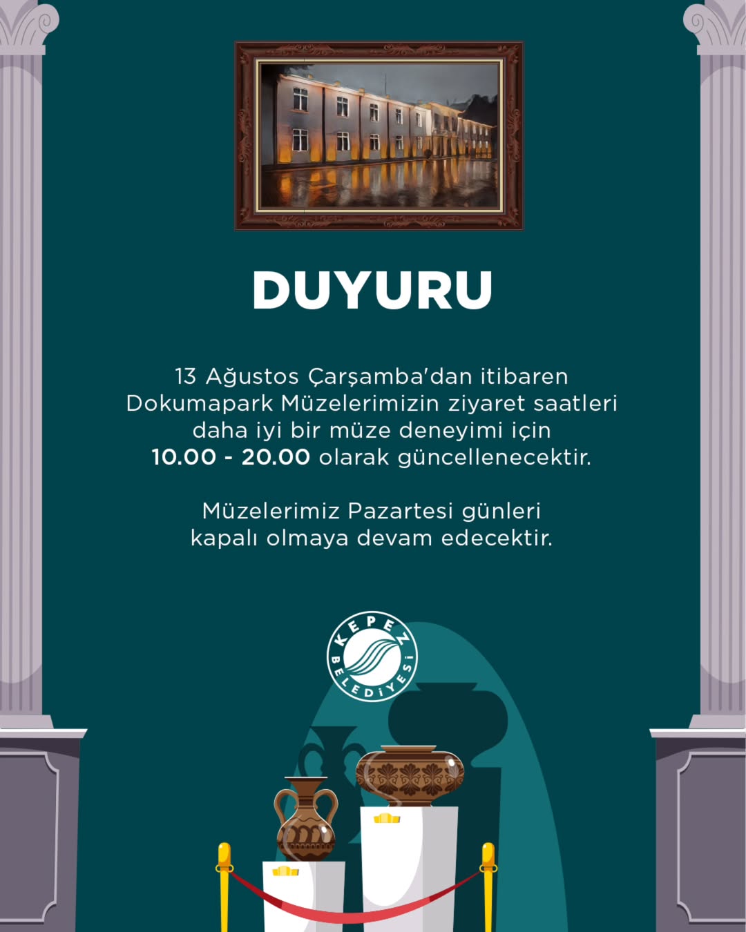 Antalya Dokumapark Müzeleri Ziyaret Saatleri Güncellendi