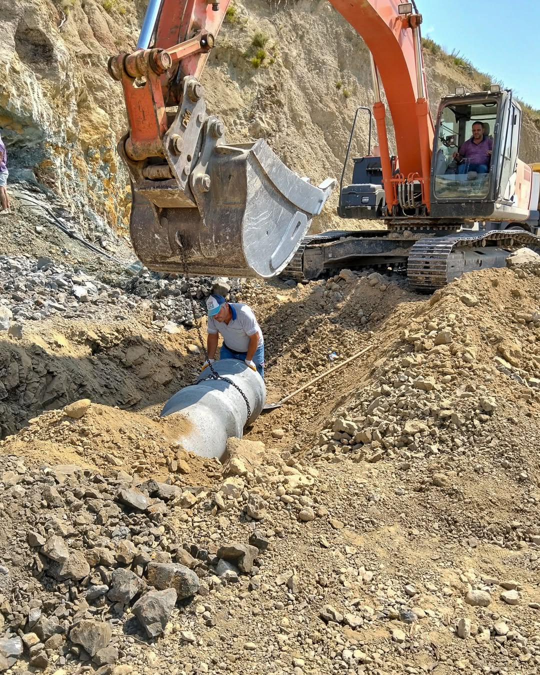 Manavgat'ta Kırsal Mahallelerde Altyapı Çalışmaları Devam Ediyor