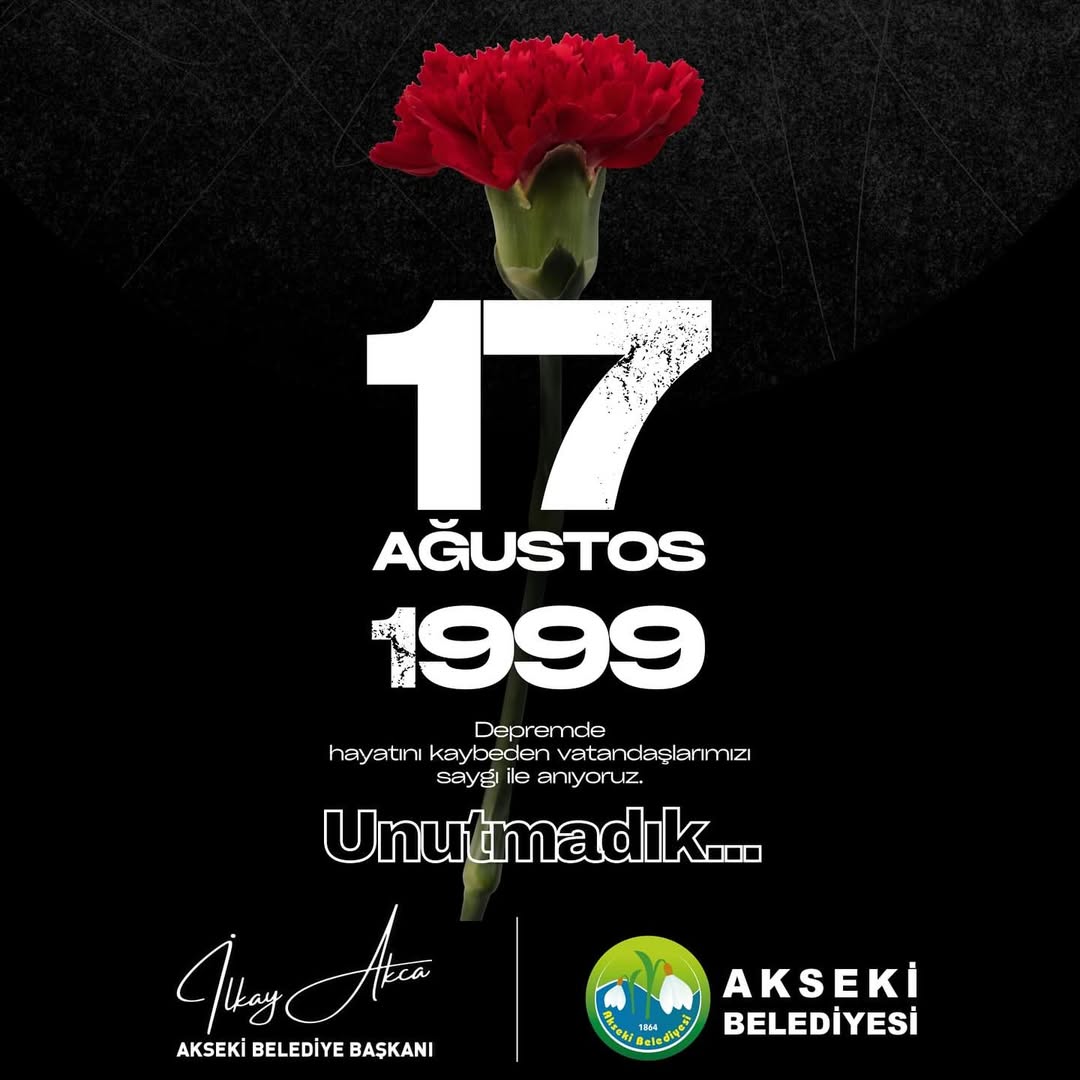 17 Ağustos Depremi'nin 26. Yılı: Acımız Hala Taze