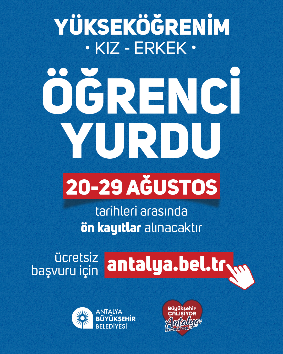Antalya'da Üniversite Öğrencileri İçin Ücretsiz Yurt İmkanı