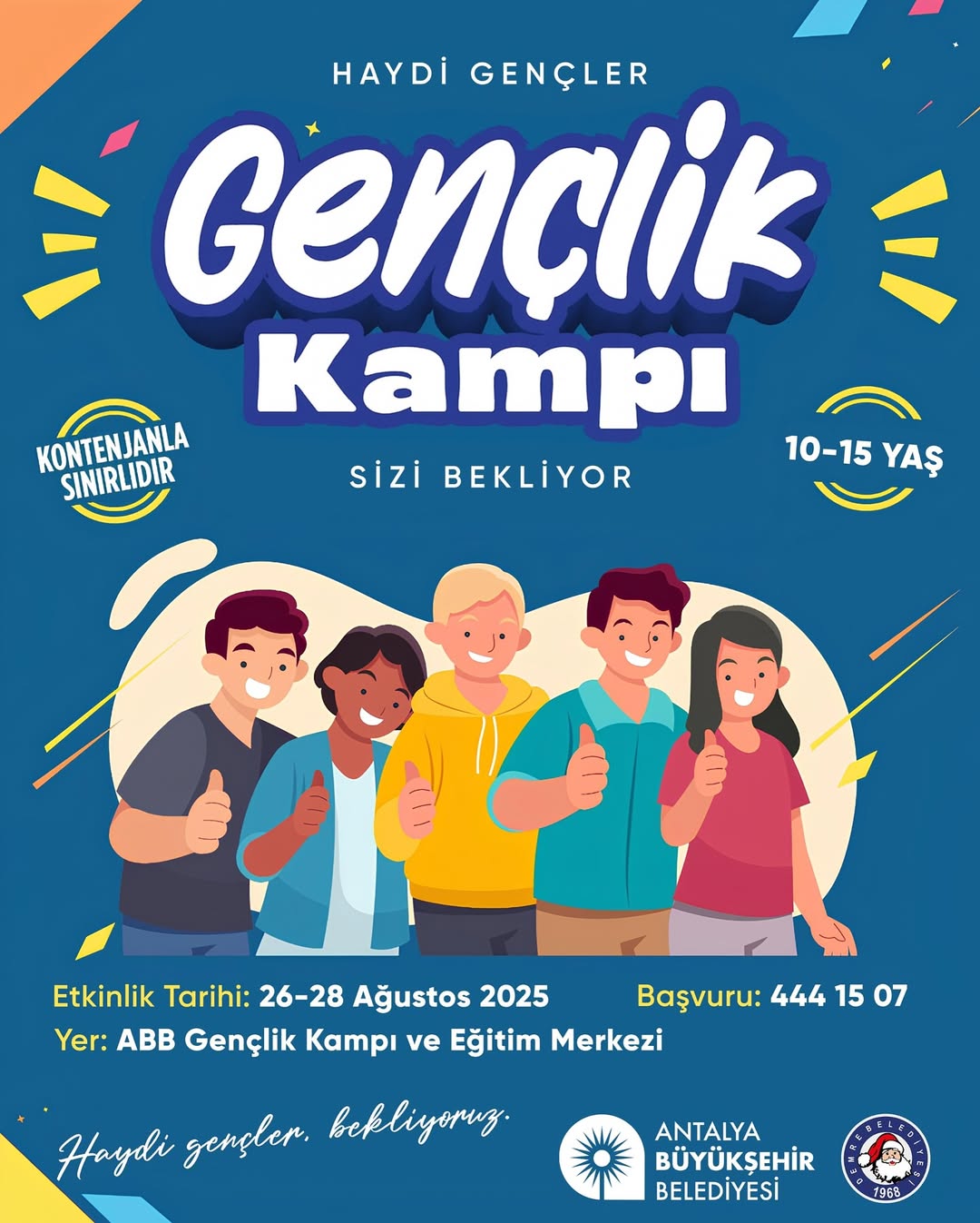 Antalya Büyükşehir Belediyesi Yaz Kampı ile Çocuklara Unutulmaz Anılar