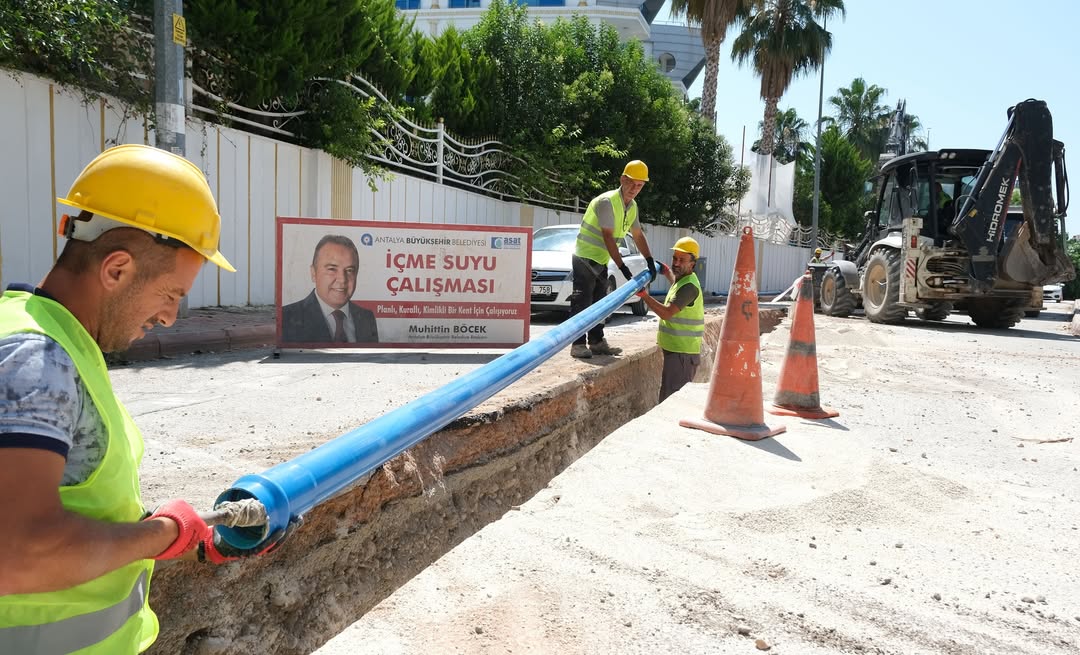 Antalya Konyaaltı'nda 837 Milyon TL'lik İçme Suyu Altyapı Yatırımı