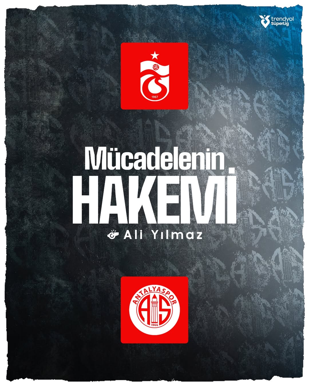 Antalyaspor - Trabzonspor Maçında Ali Yılmaz Hakemlik Yapacak