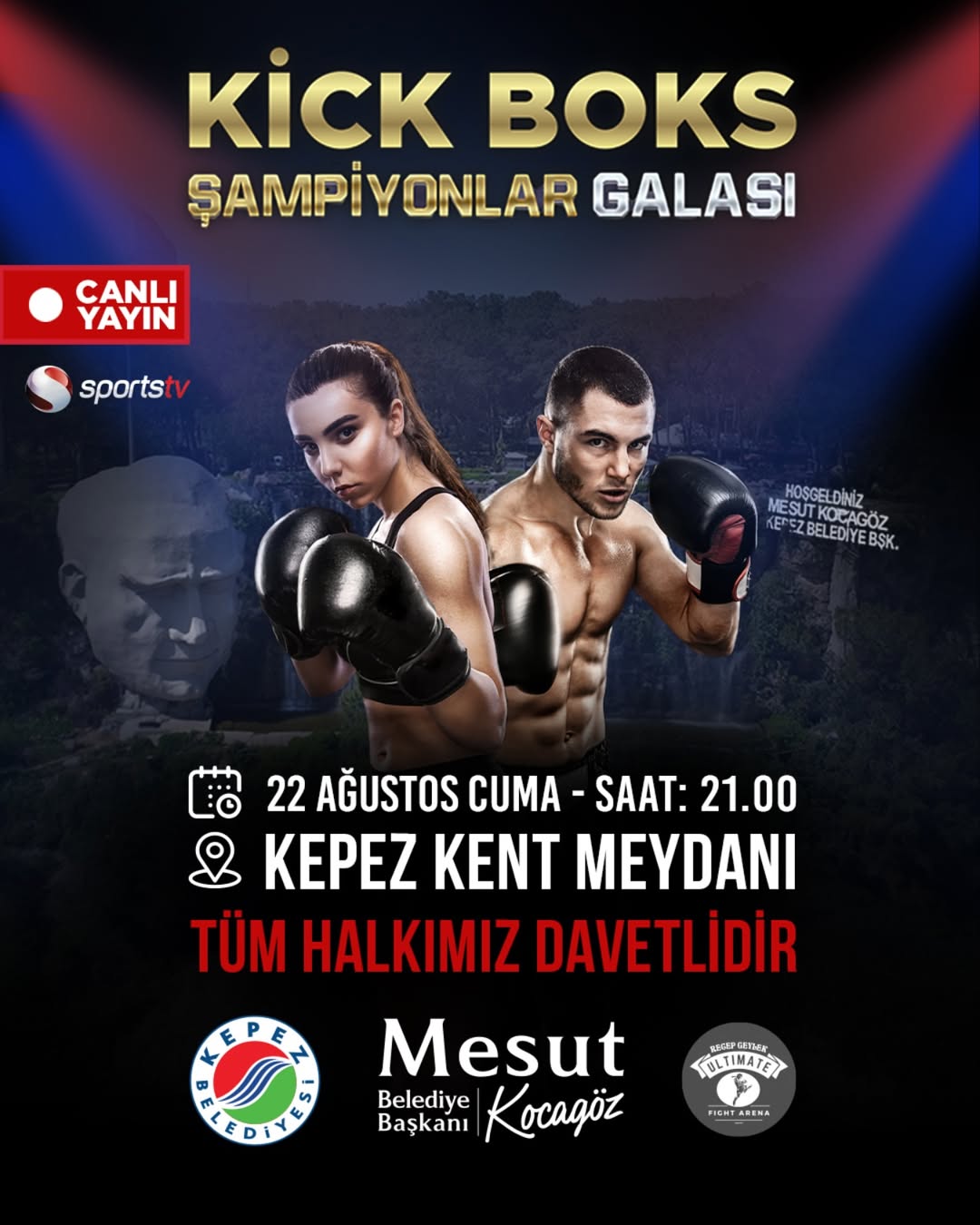 Antalya Kepez'de Kick Boks Şampiyonlar Galası: Heyecan Dolu Bir Gece Bekliyor