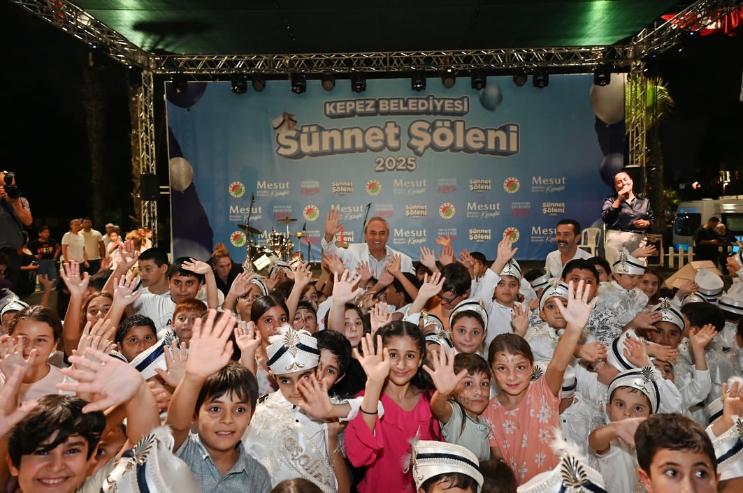 Antalya Kepez'de Sünnet Şöleni ile Çocuklara Unutulmaz Anlar Yaşatıldı