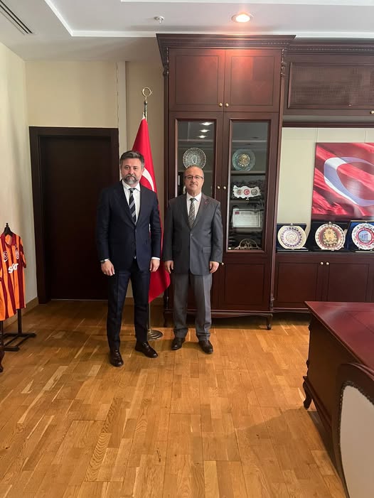 MHP Antalya İl Başkanı Güneş, Bölge Adliye Mahkemesi Başkanı Özdemir'i Ziyaret Etti