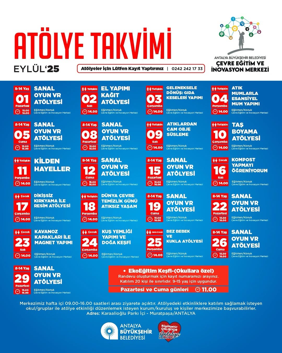 Antalya'da Geri Dönüşüm Eğlencesi: Eylül Ayı Etkinlikleri Başlıyor