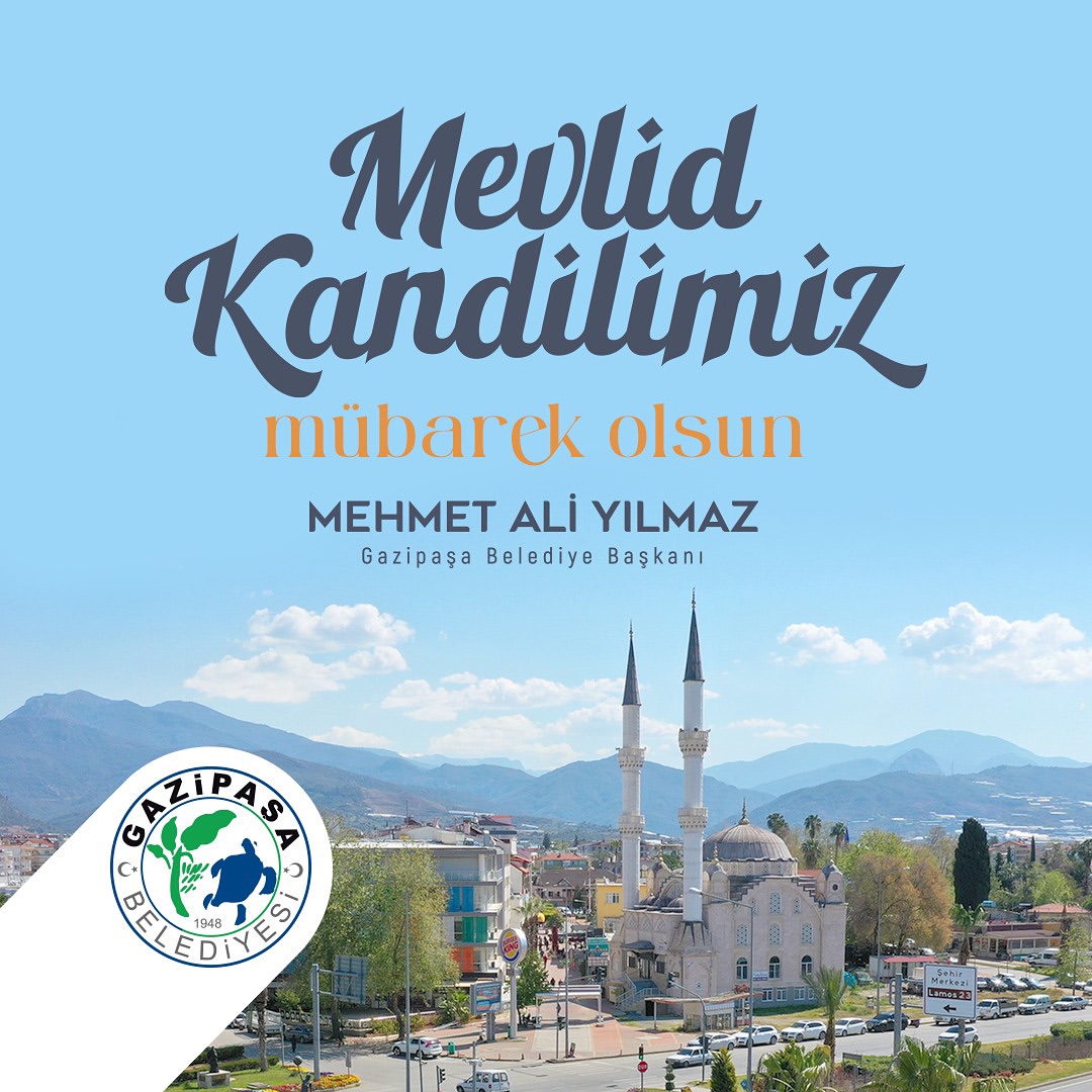 Gazipaşa Belediyesi Mevlid Kandili'ni Kutladı
