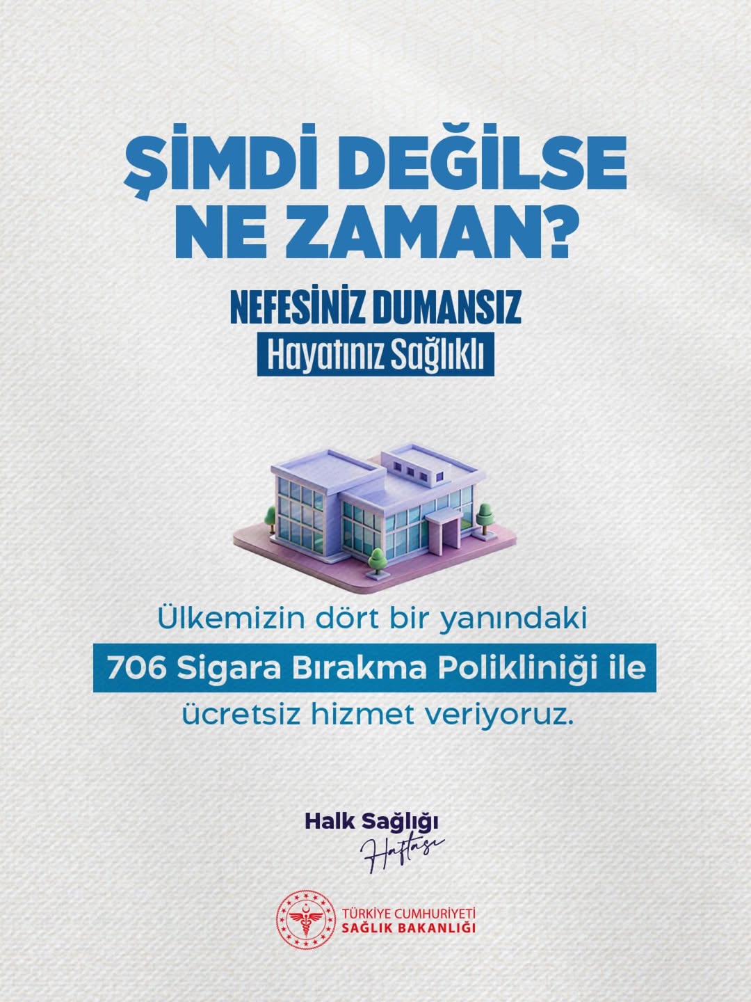 Antalya İl Sağlık Müdürlüğü'nden Ücretsiz Sigara Bırakma Poliklinikleri Desteği