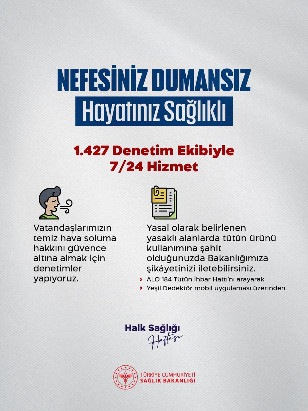 Antalya'da Yasaklı Alanlarda Tütün Kullanımına İhbar Yolları