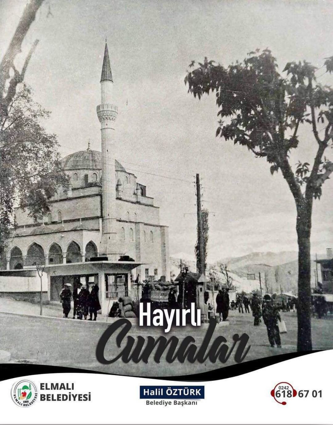 Elmalı Belediyesi'nden Hemşehrilere Hayırlı Cumalar Mesajı