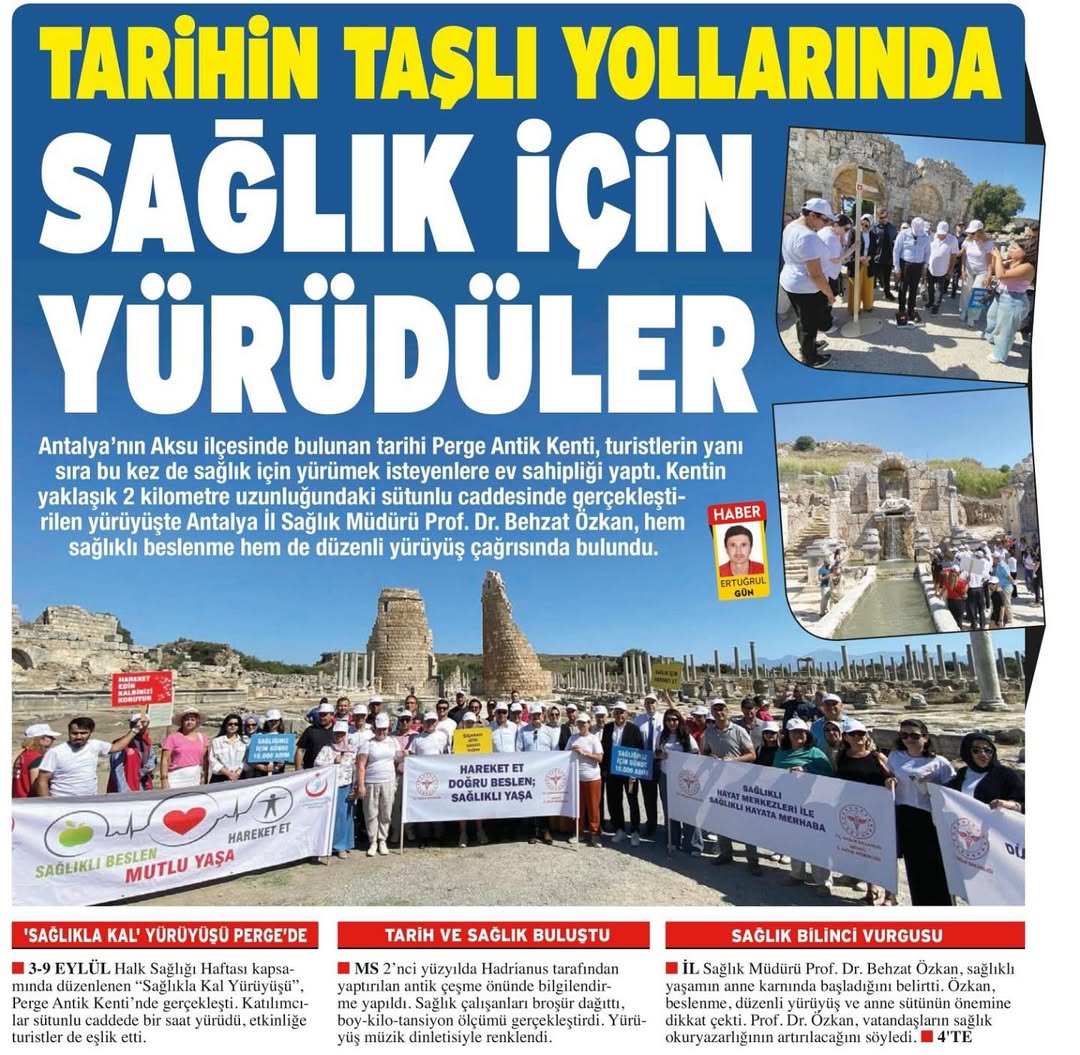 Antalya İl Sağlık Müdürlüğü'nden Sağlık Çalışmalarına Yönelik Açıklamalar