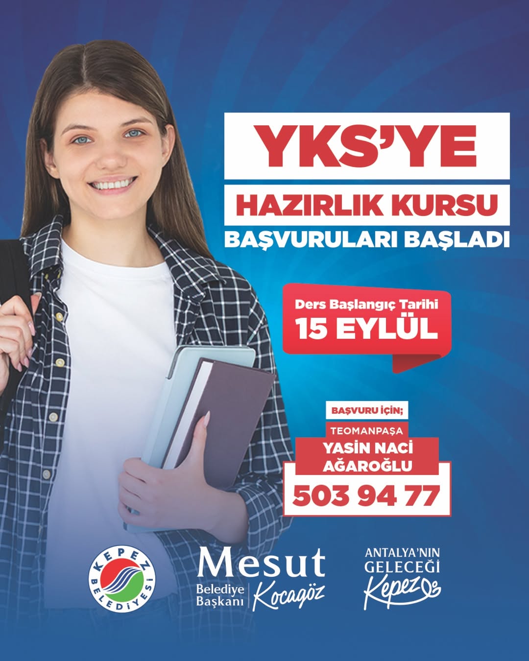 Antalya Kepez Belediyesi YKS Hazırlık Kursları Başladı