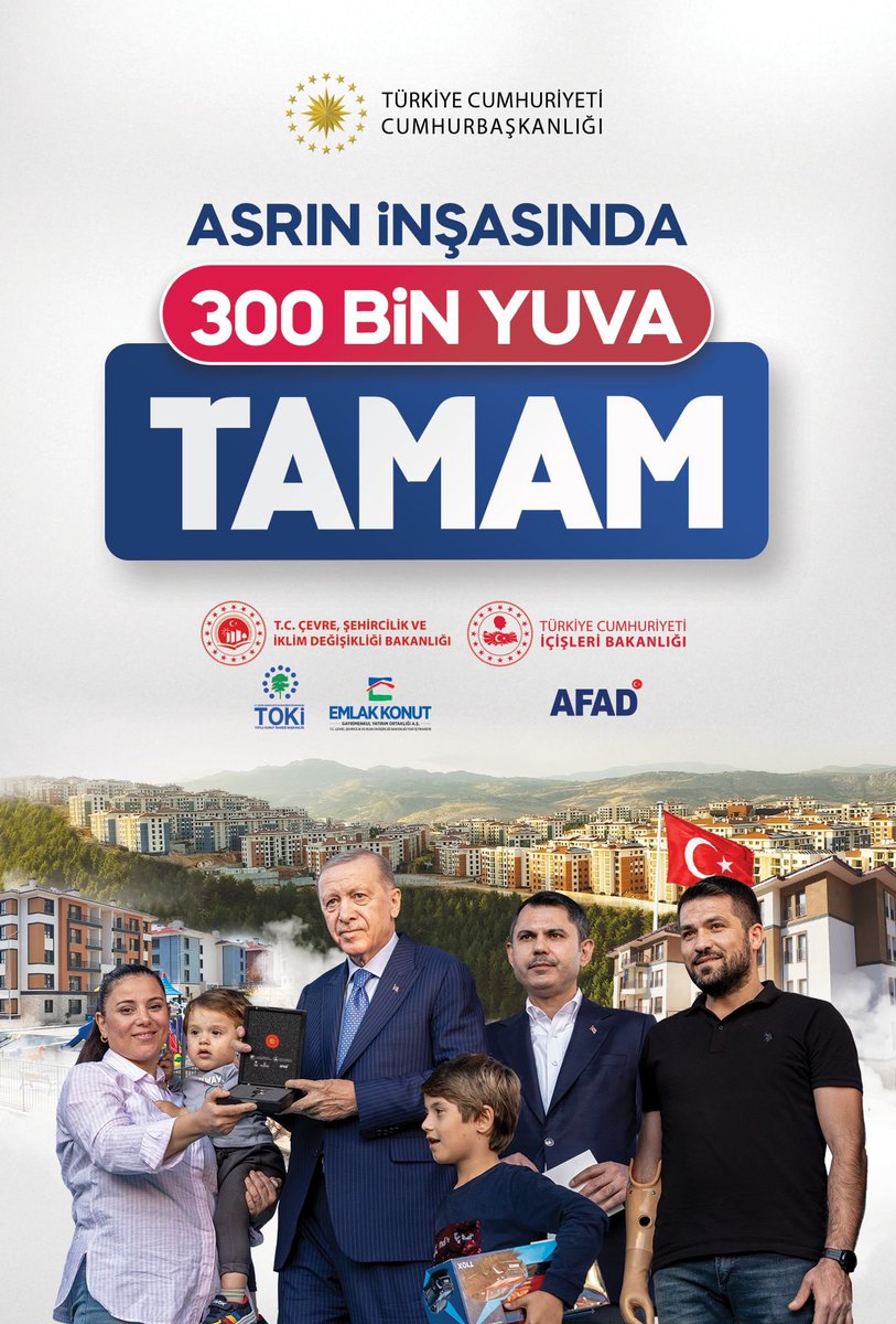 Antalya'da 300 Bin Afet Konutu Tamamlandı