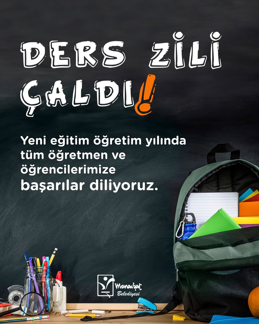 Manavgat Belediyesi’nden Yeni Eğitim Öğretim Dönemine Destek Mesajı