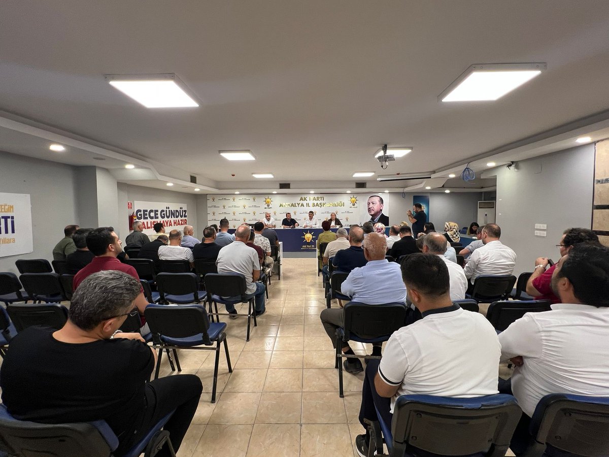 Antalya AK Parti İl Yönetimi Haftalık Toplantısı Gerçekleştirildi